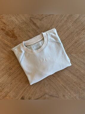 P’tula Cream Perfectly Imperfect Crew Sweatshirt